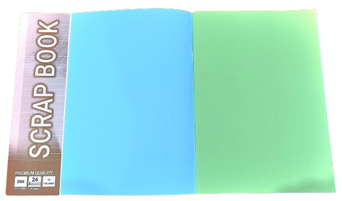 A4 Scrap Book - All Pages Blank Coloured