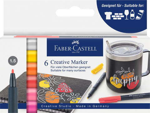 Creative Neon Marker - Pkt x 6 Summer