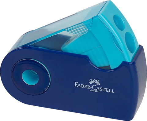 Sharpener Double Hole Sleeve - Trend Blue