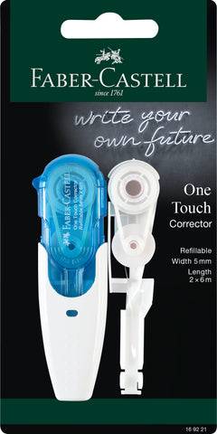 Correction Roller One Touch + Refill - Assorted Colours/Blister Card