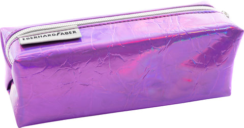 Pencil Case Square End - Shiny Purple Empty