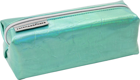 Pencil Case Square End - Shiny Green Empty