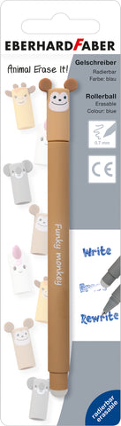 Gel Roller Erasable - Monkey Motif