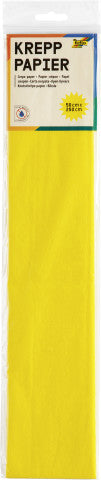 Crepe Paper 50 x 2.5 - Yellow