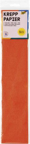 Crepe Paper 50 x 2.5 - Light Orange