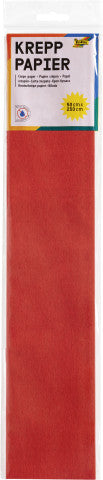 Crepe Paper 50 x 2.5 - Fire Red