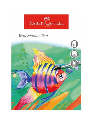 Drawing/WATERCOLOUR Pad - 140gsm/A4/40 Sheets FCRR