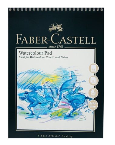 Drawing/WATERCOLOUR Spiral Pad - 300gsm/A4/10 sheets FCAG