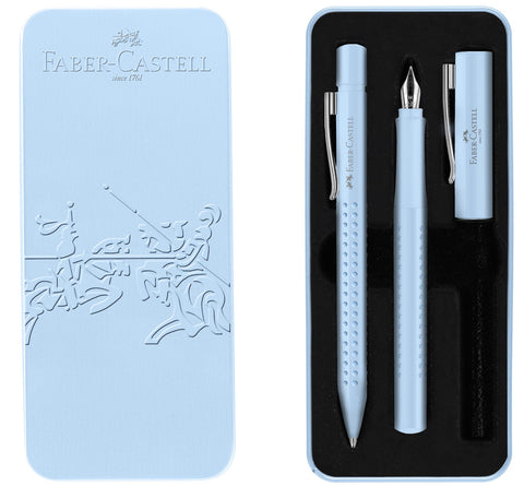 Set Grip 2010 Gift Set Sky Blue - Fountain Pen M/Ballpen