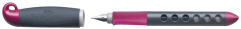 Fountain Pen Grip - Left Handed/Grey/Berry