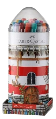 Markers Gift Set - Felt Tip Connector Pens /Metal Lighthouse