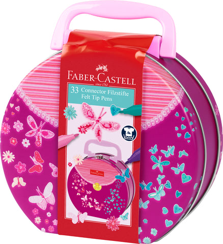 Markers Gift Set - Felt Tip Connector Pens Plus Accessories/Handbag