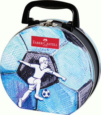 Markers Gift Set - Felt Tip Connector Pens Suitcase/Soccer