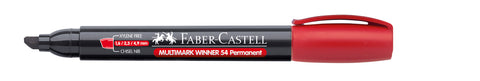 Permanent Marker Chisel Tip - Red