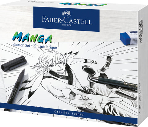 Pitt Artist Pens Manga Starter Set Plus Accessories