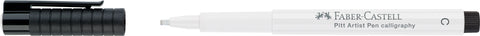 Pitt Artist Pen Calligraphy White