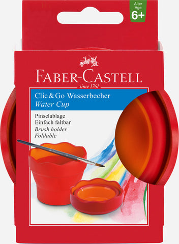 Water Colour Concept - Clic & Go Water Cup Red