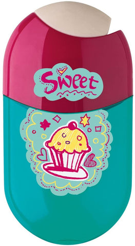 Sharpener Double Hole - Motif Cupcake