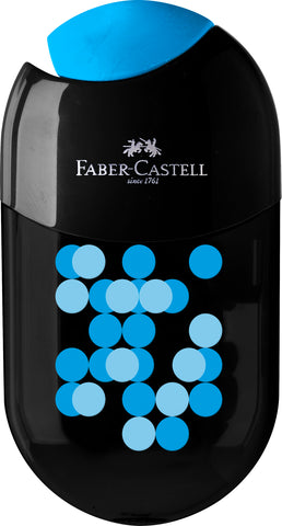 Sharpener Double Hole - Two Tone Blue/Black