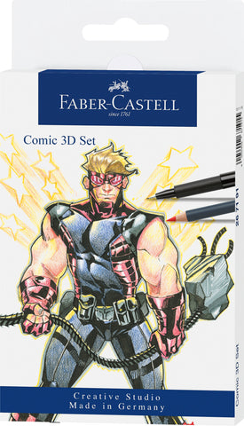 Colouring Pencil Goldfaber - Comic 3D Set x 11 pieces