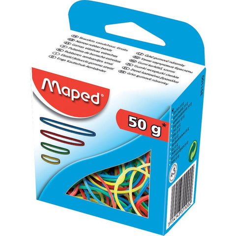 Rubber Bands -  Assorted Box/50G