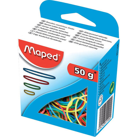 Rubber Bands - Assorted Box/50G