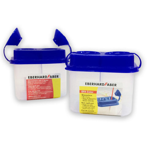 Pot Non Spill - 2 sections/Assorted Colours