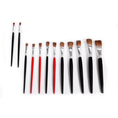 Paint Brush Pony Hair Flat - 02