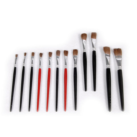 Paint Brush Pony Hair Flat - 10