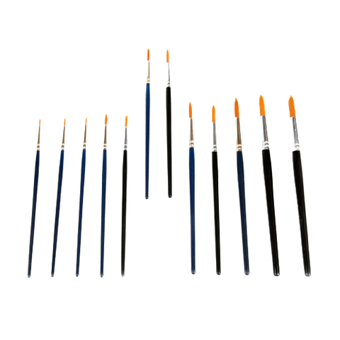 Paint Brush Gold Teklon Round - 06