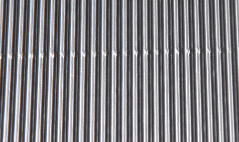 Corrugated Sheet 50 x 70 - Eflute/double sided print - Silver
