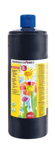 Tempera/Poster Colour - 1 Litre Bottle/Black