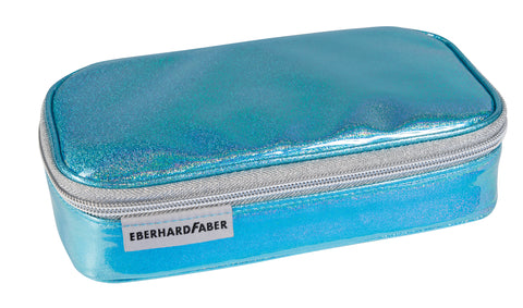 Glitter Blue - Pencil Case Jumbo Empty
