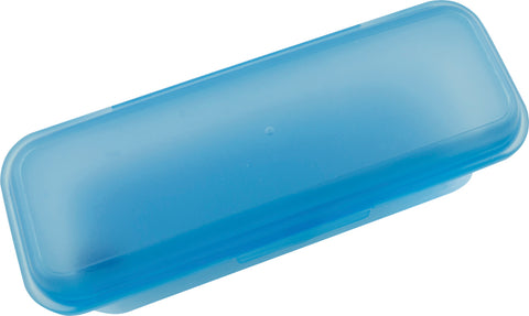 Empty Blue Plastic Box