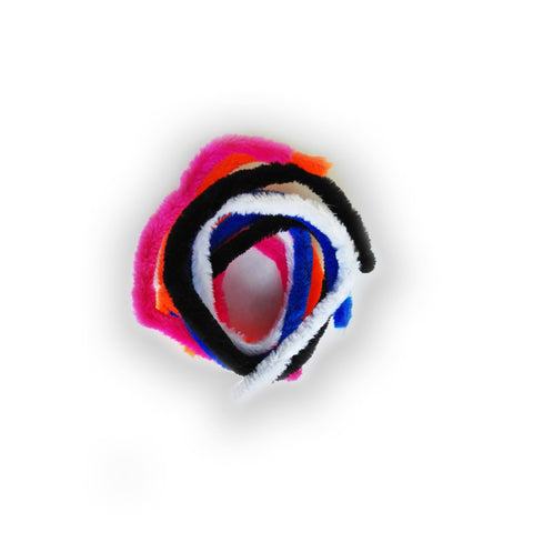 Chenille Stems 50cm/20mm - Pkt x 5 Assorted Colours