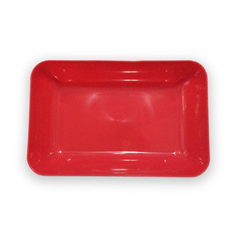 Plastic Tray for Crafts - Red