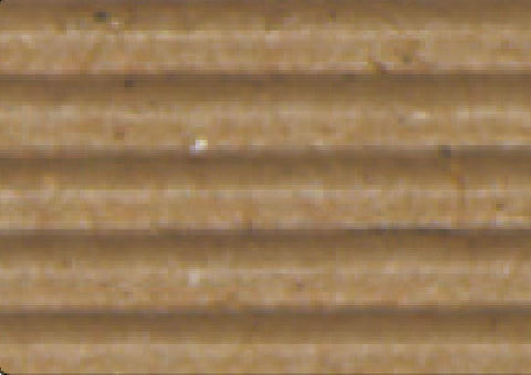 Corrugated Sheet 50 x 70 - Eflute/double sided print - Natural