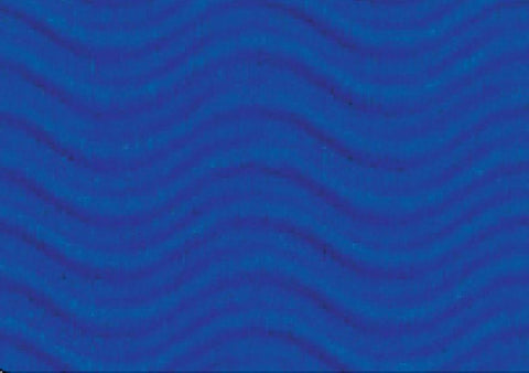 Corrugated Sheet 50 x 70 - 3D Wave/double sided print - Blue