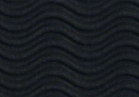 Corrugated Sheet 50 x 70 - 3D Wave/double sided print - Black