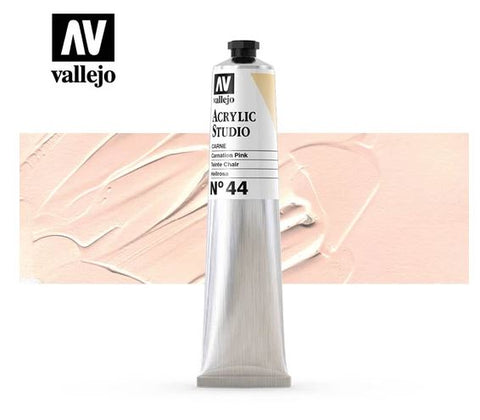 Tube Acrylic Paint Vallejo 58ml - (44) Carnation Pink