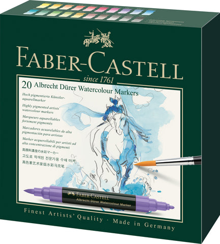 Water Colour Markers A Duerer - Wallet x 20 Assorted Colours