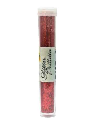 Glitter Powder - Tube x 14g/Red Metallic
