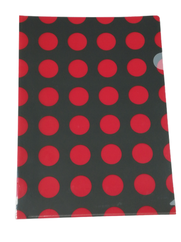 File L-shape Tidy Fancy A4 - Dots/3 Designs