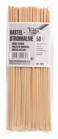 Hobby Straws - Pkt x 50 Natural