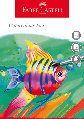 Drawing/WATERCOLOUR Pad - 140gsm/A3/40 Sheets