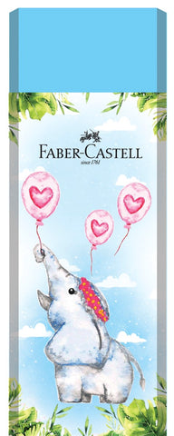 Eraser Happy Jungle - Pastel Blue/PVC Free