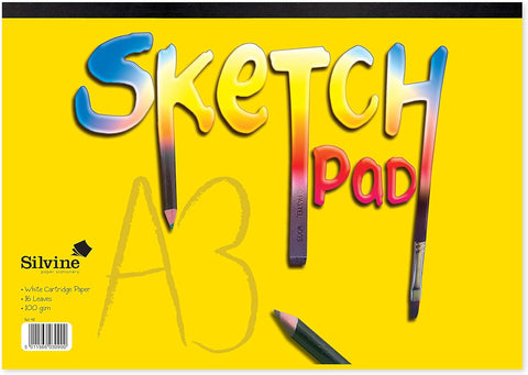 A3 Sketch Pad Graphical - 100gsm 32 Plain sheets