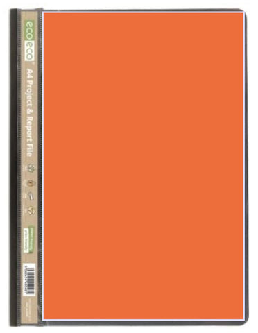 Eco-friendly A4 Flat File - Black PLUS 1 Orange Insert