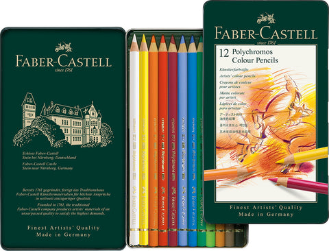 P'Chromos Pencils - Tin x 12 Asstd Cols