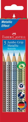 Grip Colour Pencils JUMBO - Metallic Colours/Pkt x 5